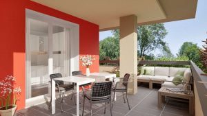 3d modeling - loggia