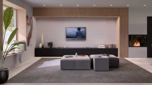 3d modeling - parete attrezzata